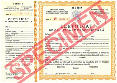 Diploma Calificare Curs Finisor Constructii